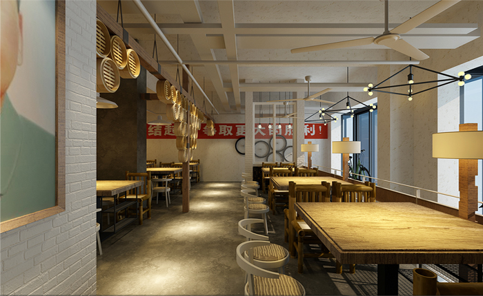 餐飲店面裝修設計圖片、餐飲店裝修效果圖、餐飲店裝修案例