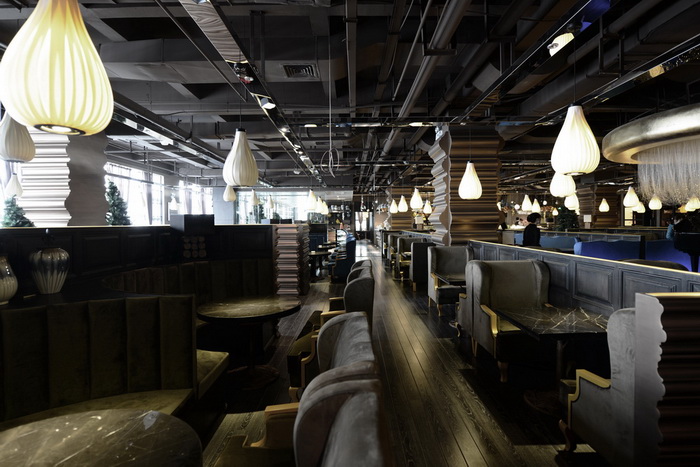 餐飲店面裝修設計圖片、餐飲店裝修效果圖、餐飲店裝修案例
