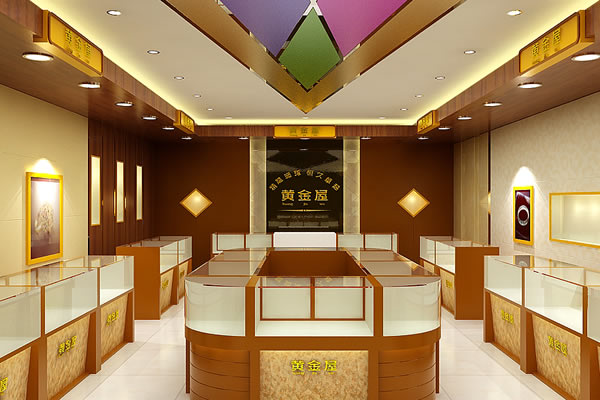 珠寶翡翠店裝修設(shè)計(jì)效果圖